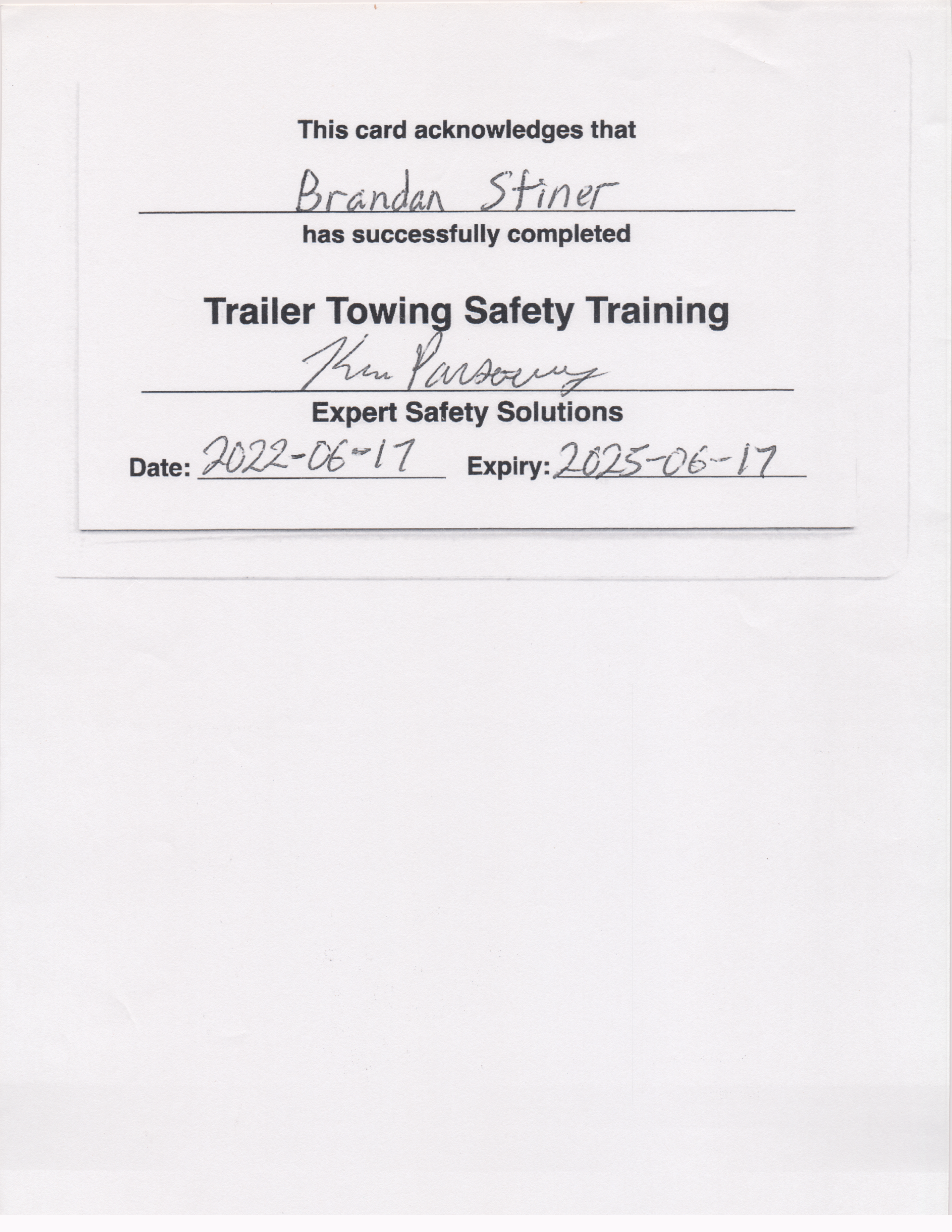 Trailer Towing Saftey